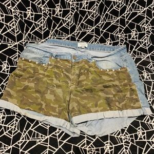 Camo shorts